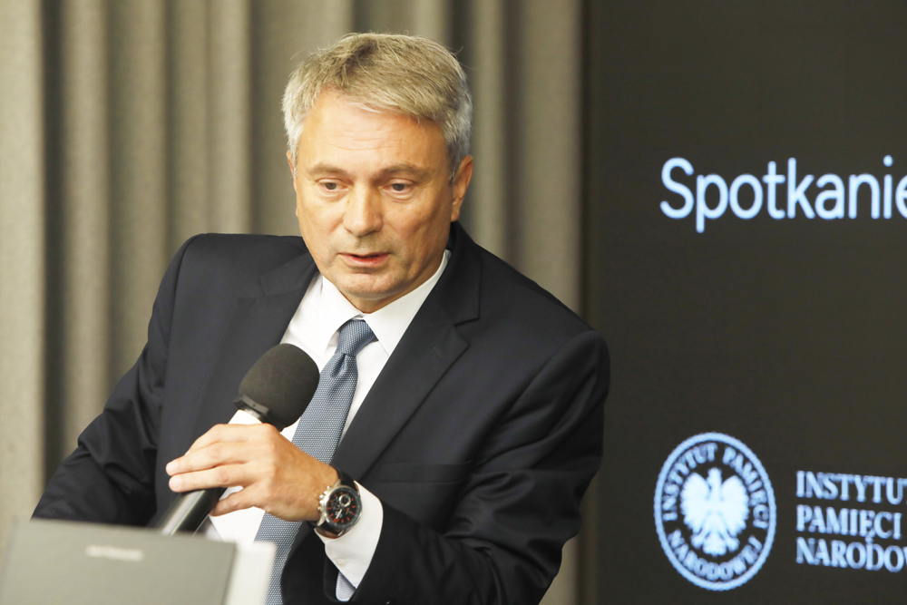 Spotkanie z cyklu „Książki pełne historii” – Warszawa, 27 września 2023. Na zdj. dr Adam Pleskaczyński. Fot. Piotr Życieński (IPN)