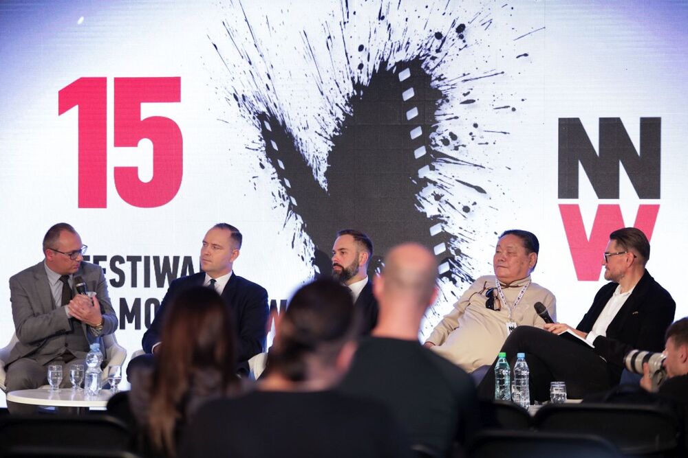 Debata „ Jak opowiadać światu o totalitaryzmach?” podczas 15. Międzynarodowego Festiwalu Filmowego Niepokorni Niezłomni Wyklęci w Gdyni –29 września 2023. Fot. Mikołaj Bujak (IPN)