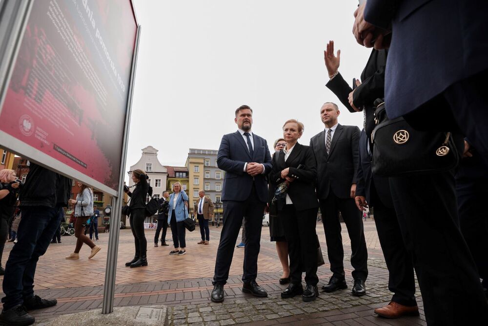 Otwarcie wystawy „Zbrodnia Pomorska 1939 r.” – Chojnice, 2 października 2023. Fot. Mikołaj Bujak (IPN)