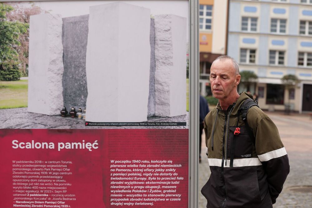 Otwarcie wystawy „Zbrodnia Pomorska 1939 r.” – Chojnice, 2 października 2023. Fot. Mikołaj Bujak (IPN)