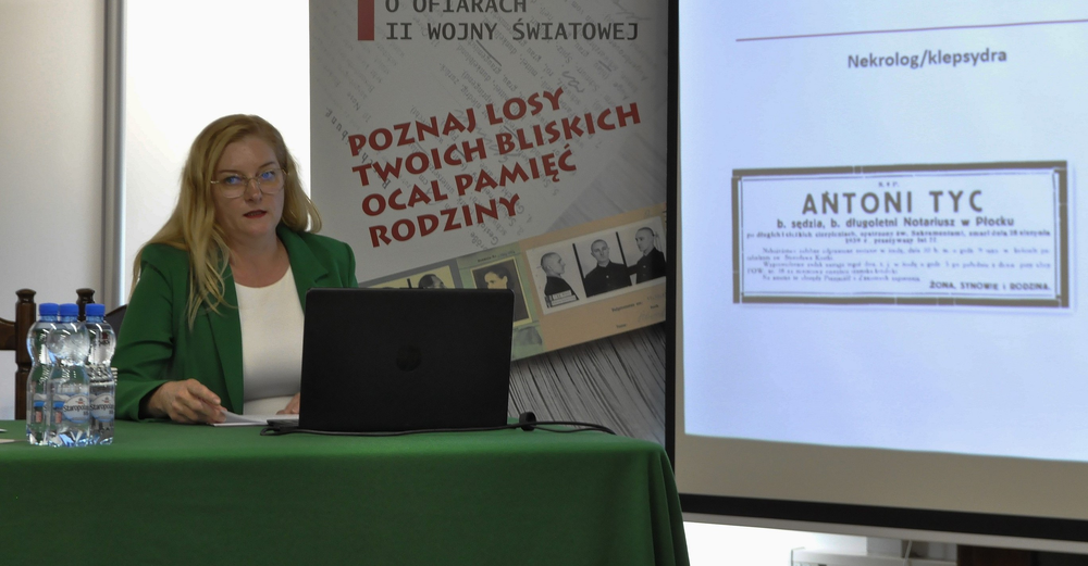 Konferencja naukowa pt. „Źródła archiwalne do historii Mazowsza Płockiego w latach 1939–1945”. Płock, 28 września 2023 r. Fot. Archiwum Państwowe w Płocku