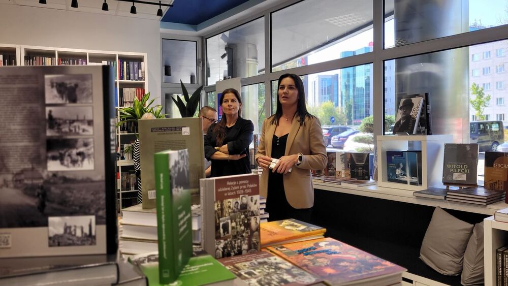 Księgarnia IPN przy ul. Kurtyki 1 już otwarta. Fot. Olga Makarewicz (IPN)