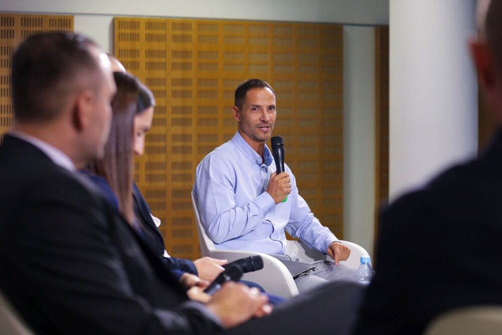 Debata „Sport, patriotyzm, historia” – Podkarpacki Kongres Pamięci Narodowej, 4 października 2023. Fot. Mikołaj Bujak (IPN)