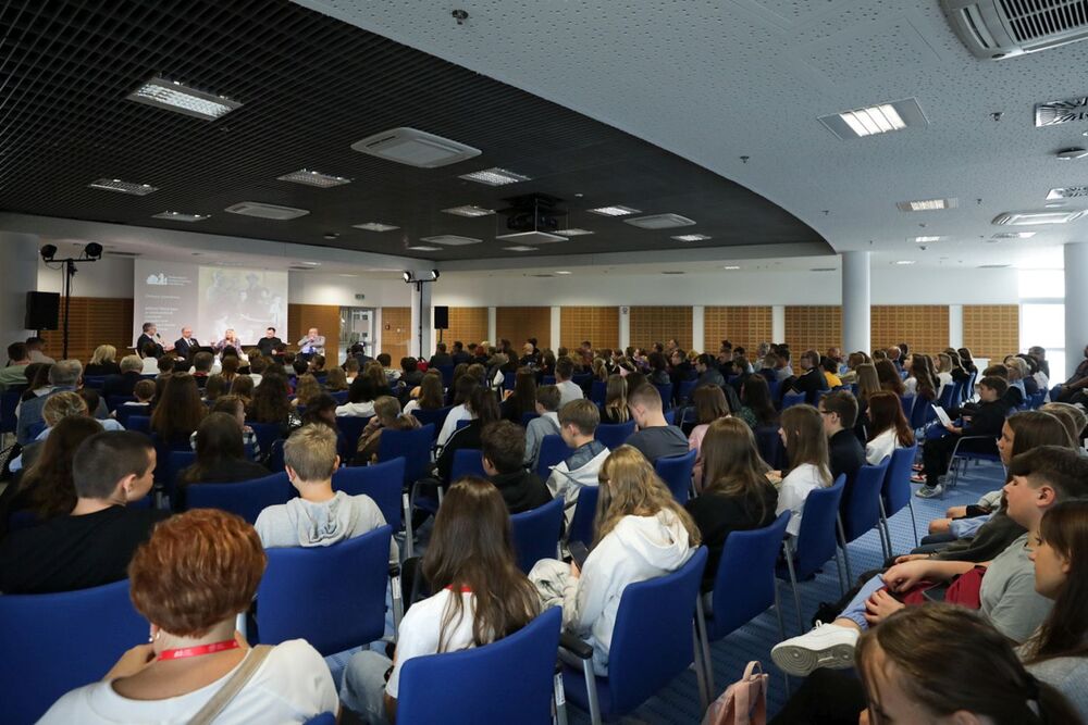 Debata „Miłość bliźniego w nieludzkich czasach” – Podkarpacki Kongres Pamięci Narodowej, 5 października 2023. Fot. Mikołaj Bujak (IPN)