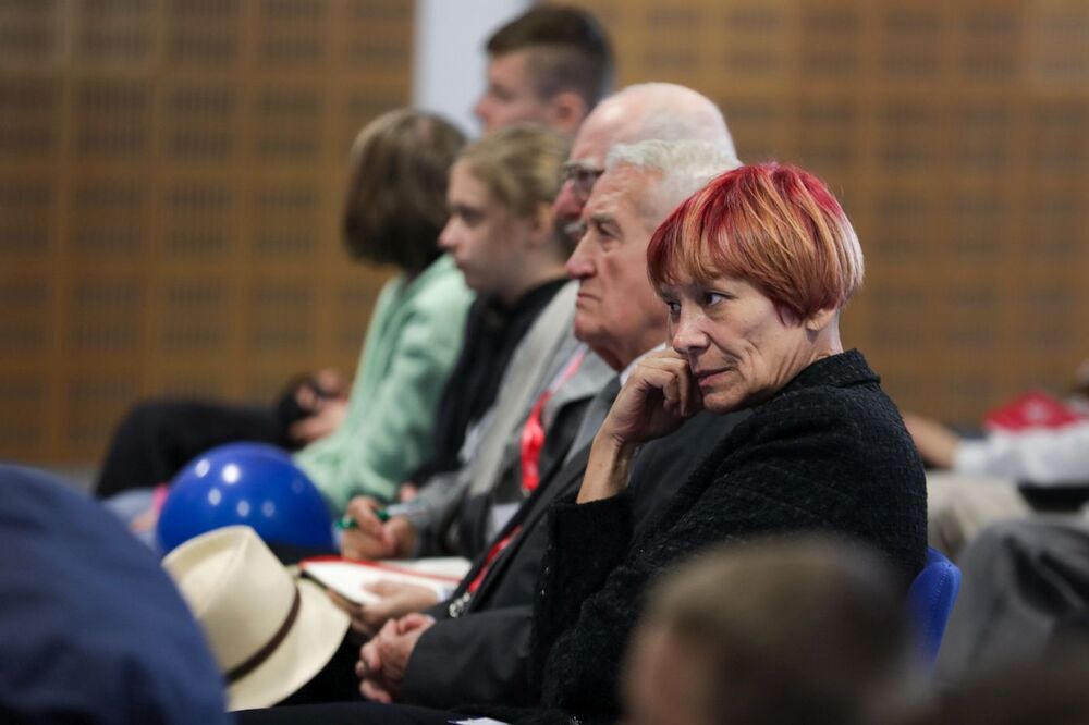 Debata „Miłość bliźniego w nieludzkich czasach” – Podkarpacki Kongres Pamięci Narodowej, 5 października 2023. Fot. Mikołaj Bujak (IPN)