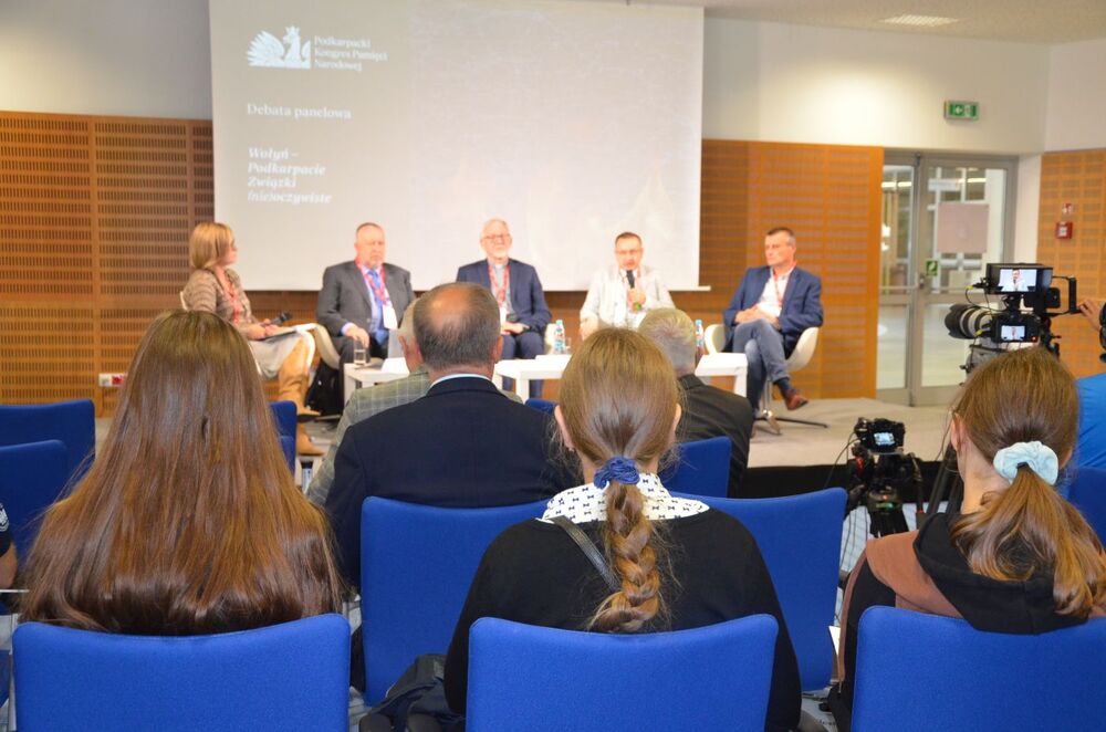 Debata „Wołyń – Podkarpacie: Związki (nie)oczywiste” – Podkarpacki Kongres Pamięci Narodowej, 5 października 2023. Fot. Katarzyna Gajda-Bator (IPN)