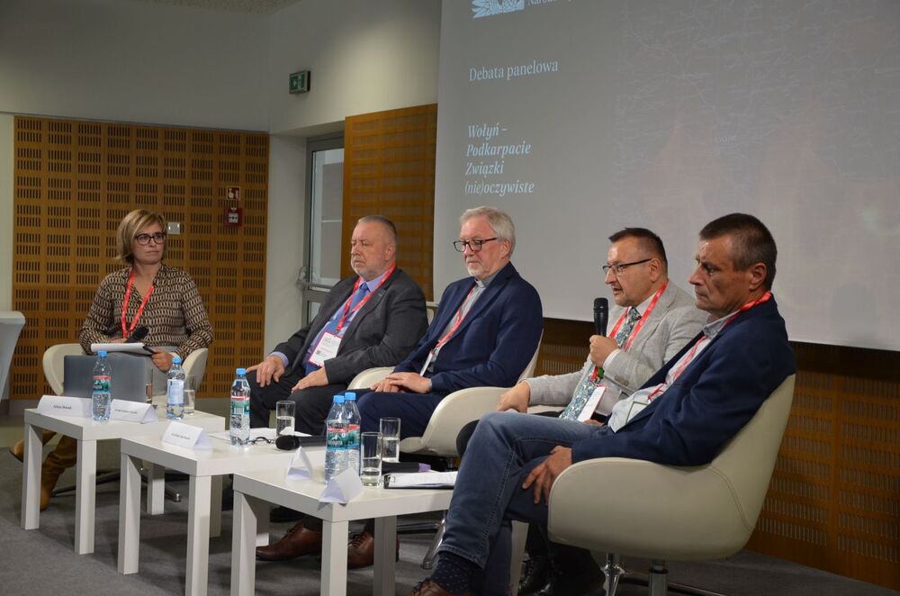 Debata „Wołyń – Podkarpacie: Związki (nie)oczywiste” – Podkarpacki Kongres Pamięci Narodowej, 5 października 2023. Fot. Katarzyna Gajda-Bator (IPN)