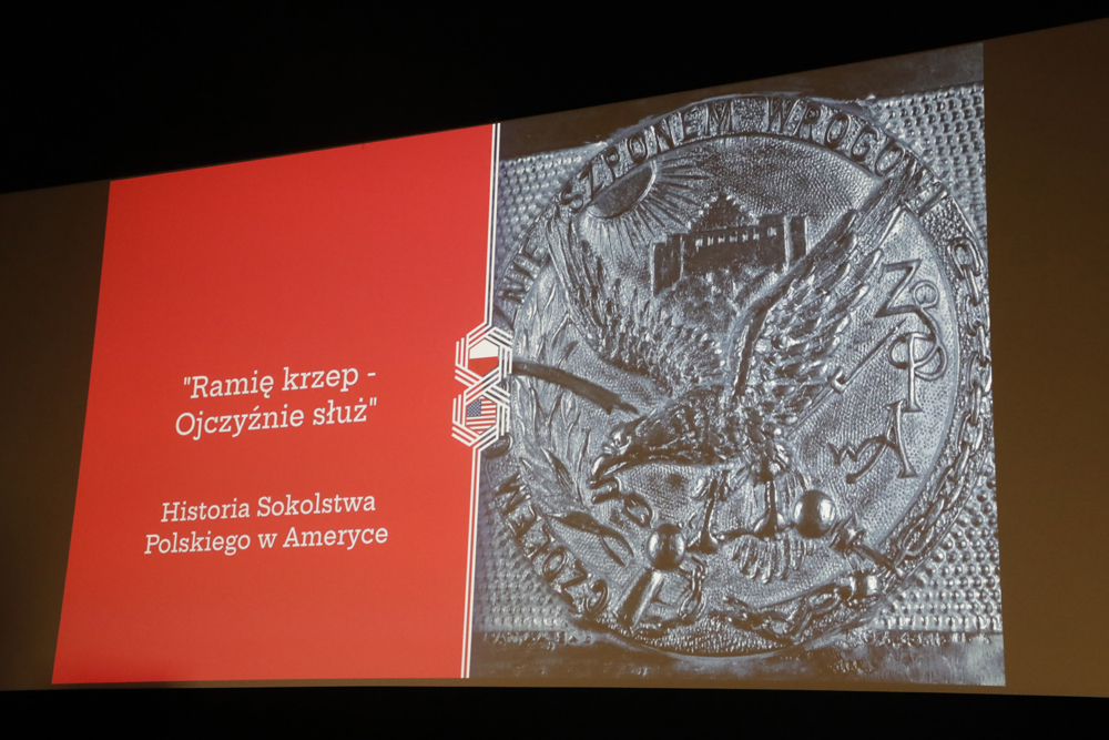 Wernisaż wystawy „Ramię krzep – Ojczyźnie służ”. Historia Sokolstwa Polskiego w Ameryce, Muzeum II Wojny Światowej w Gdańsku, 29 września 2023. Fot. Piotr Życieński (IPN)