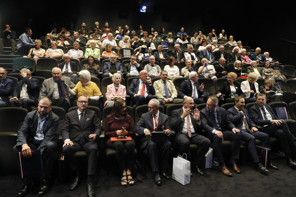 Wernisaż wystawy „Ramię krzep – Ojczyźnie służ”. Historia Sokolstwa Polskiego w Ameryce, Muzeum II Wojny Światowej w Gdańsku, 29 września 2023. Fot. Piotr Życieński (IPN)