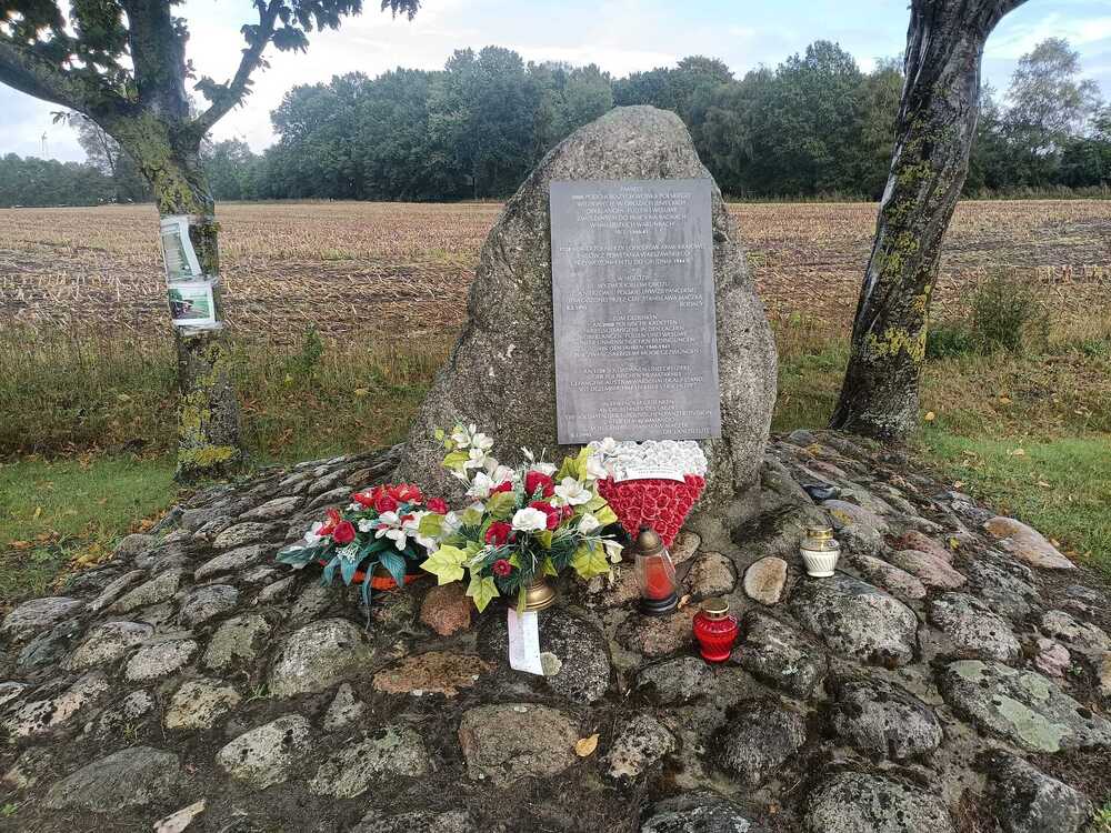 Upamiętnienie Polaków – więźniów obozu. Fot. Dorota Lewsza (IPN)