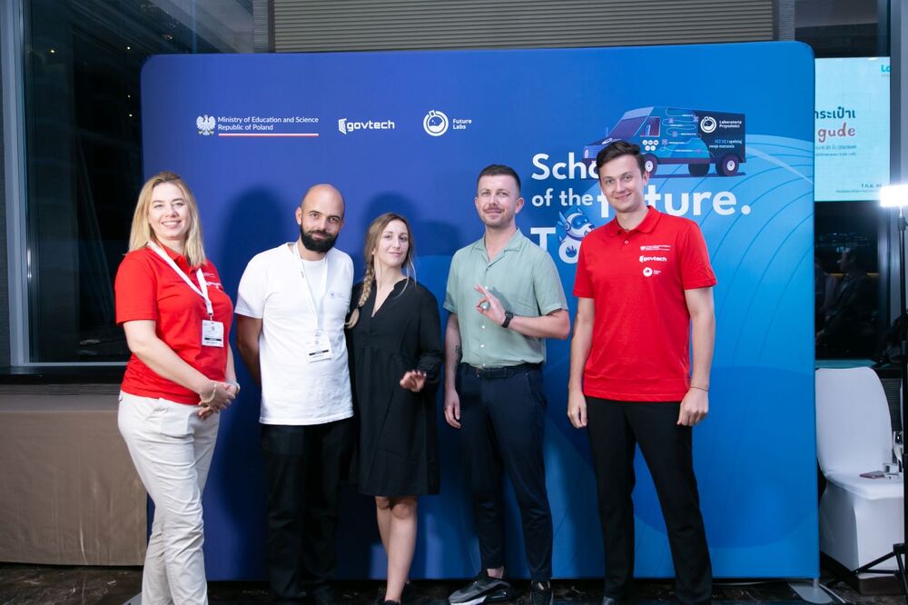 Biuro Nowych Technologii IPN na targach edukacyjnych Bett Asia 2023. Fot. Pee and AO