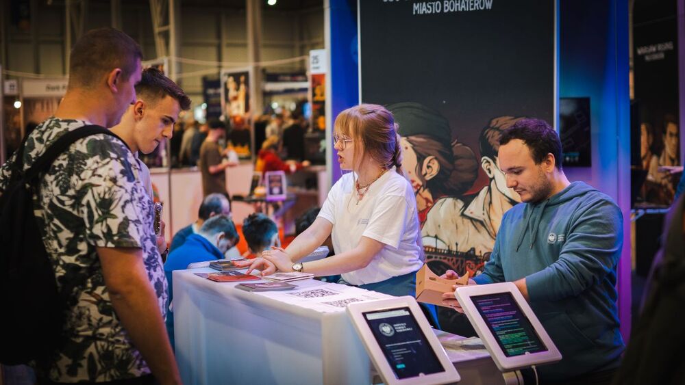 Biuro Nowych Technologii na targach Poznań Game Arena – Poznań, 6–8 października 2023. Fot. Aleksander Paprota