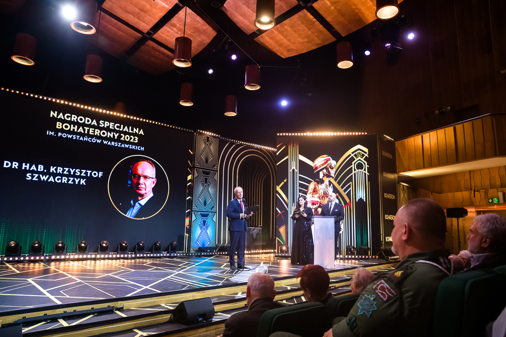 Instytut Pamięci Narodowej nagrodzony! Gala Nagrody BohaterONy 2023 – Warszawa, 12 października 2023. Fot. Sławek Kasper (IPN)