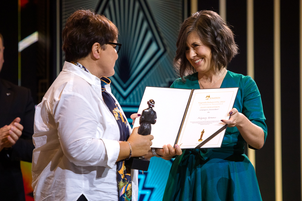 Instytut Pamięci Narodowej nagrodzony! Gala Nagrody BohaterONy 2023 – Warszawa, 12 października 2023. Fot. Sławek Kasper (IPN)