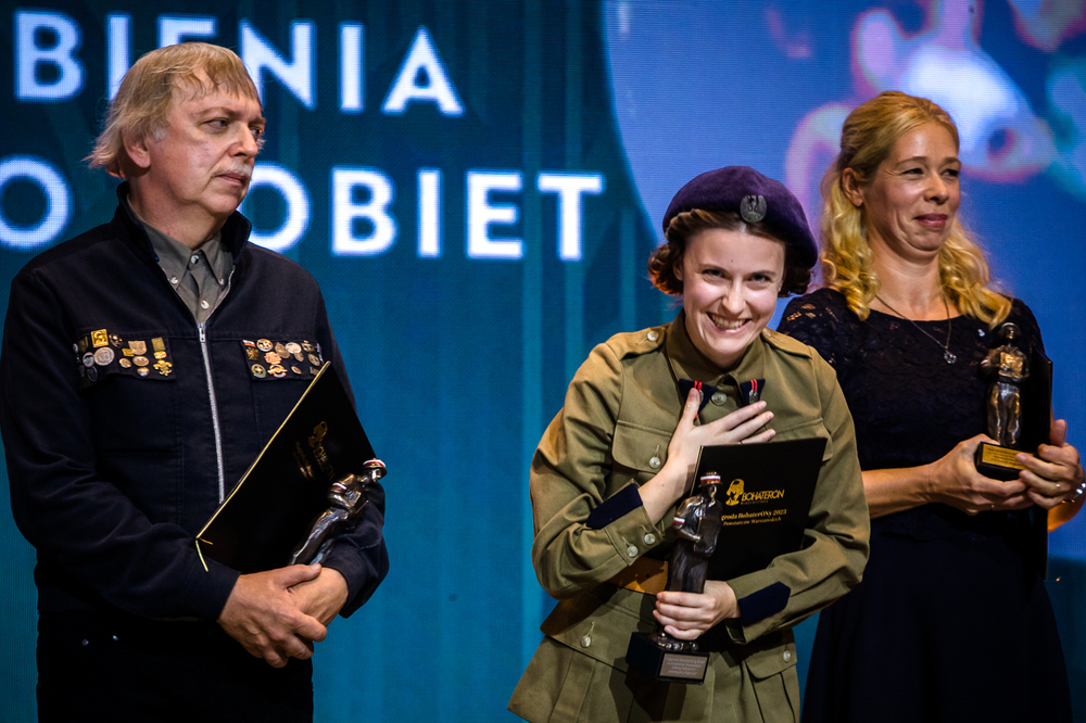 Instytut Pamięci Narodowej nagrodzony! Gala Nagrody BohaterONy 2023 – Warszawa, 12 października 2023. Fot. Sławek Kasper (IPN)