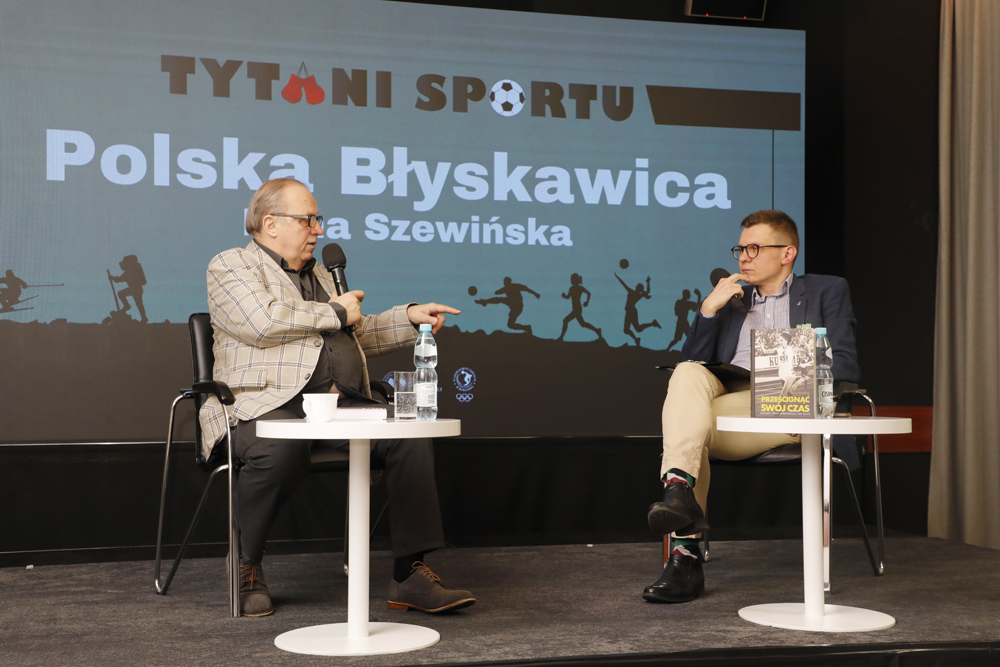 Spotkanie „Polska Błyskawica – Irena Szewińska” z cyklu „Tytani sportu” – Warszawa, 16 października 2023. Fot. Piotr Życieński (IPN)