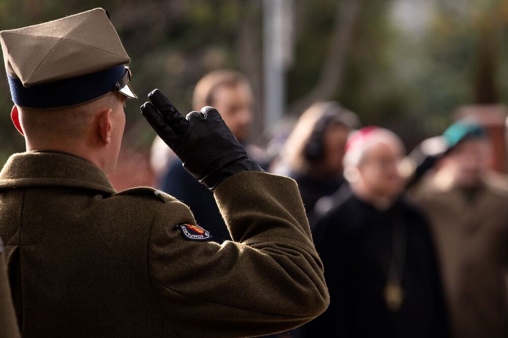 Narodowy Dzień Pamięci Duchownych Niezłomnych: uroczystości upamiętniające ks. Jana Zieję – Warszawa, 19 października 2023. Fot. Mikołaj Bujak (IPN)