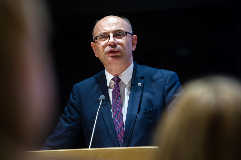 Zastępca prezesa IPN dr Mateusz Szpytma. Fot. Sławek Kasper (IPN)