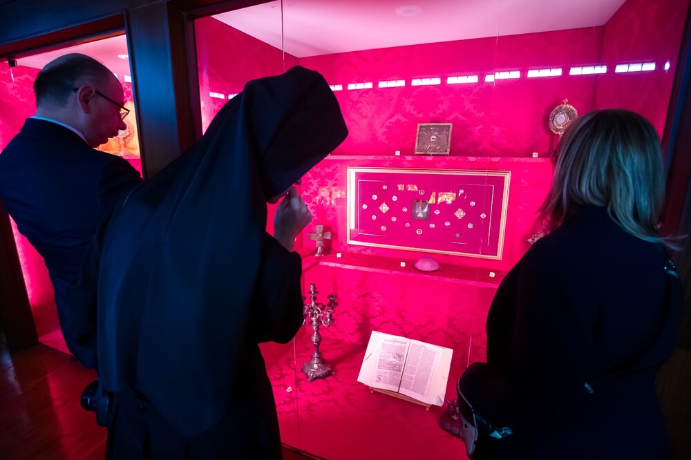 W Ośrodku Dokumentacji i Studium Pontyfikatu Jana Pawła II – Rzym, 19 października 2023 r. Fot. Sławek Kasper (IPN)