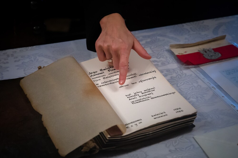 W Ośrodku Dokumentacji i Studium Pontyfikatu Jana Pawła II – Rzym, 19 października 2023 r. Fot. Sławek Kasper (IPN)