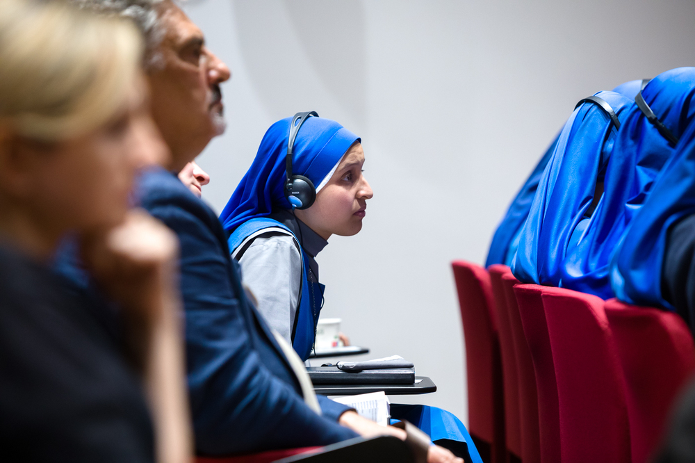 Sesja naukowa „Jan Paweł II i komunistyczne służby specjalne”, zorganizowana przez IPN, Fundację Jana Pawła II oraz Uniwersytet Gregoriański – Rzym, 18 października 2023 r. Fot. Sławek Kasper (IPN)