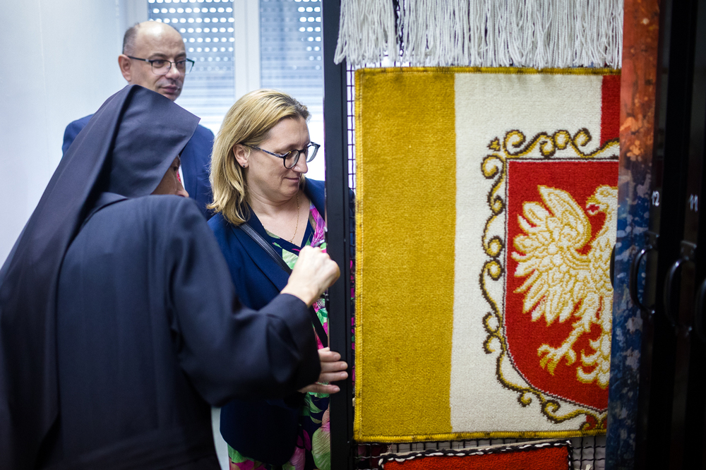 W Ośrodku Dokumentacji i Studium Pontyfikatu Jana Pawła II – Rzym, 19 października 2023 r. Fot. Sławek Kasper (IPN)