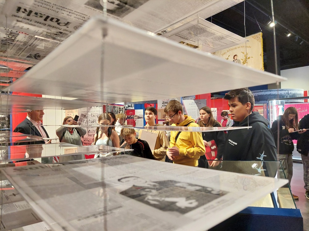 Lekcje archiwalne w Muzeum II Wojny Światowej w Gdańsku. Fot. Archiwum IPN