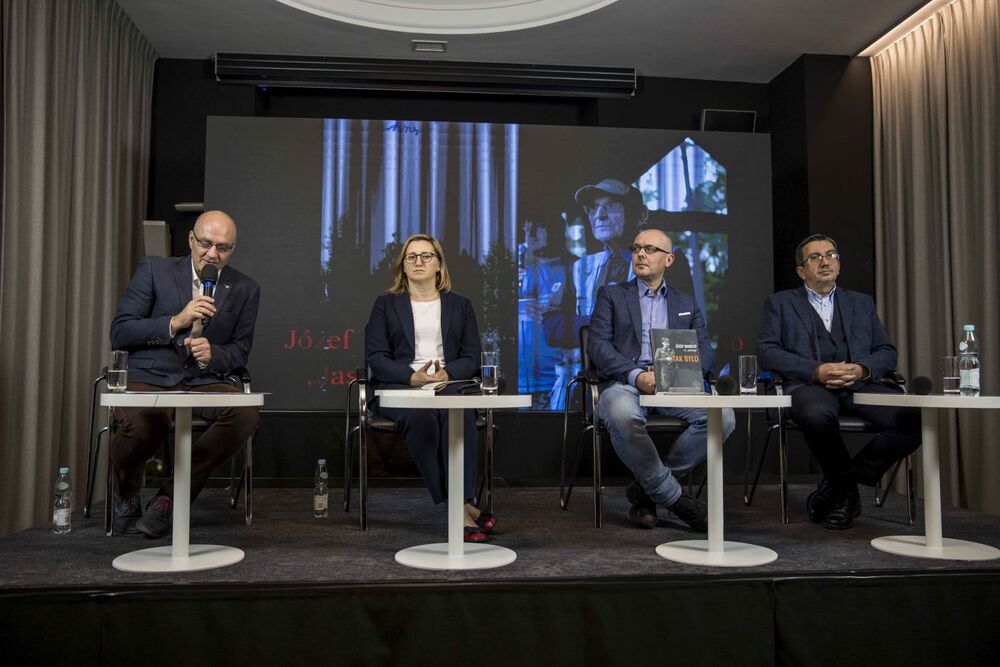 Spotkanie „Żołnierz i patriota. Wspomnienie o Józefie Bandzo ps. Jastrząb” – Warszawa, 23 października 2023. Fot. Katarzyna Adamów (IPN)