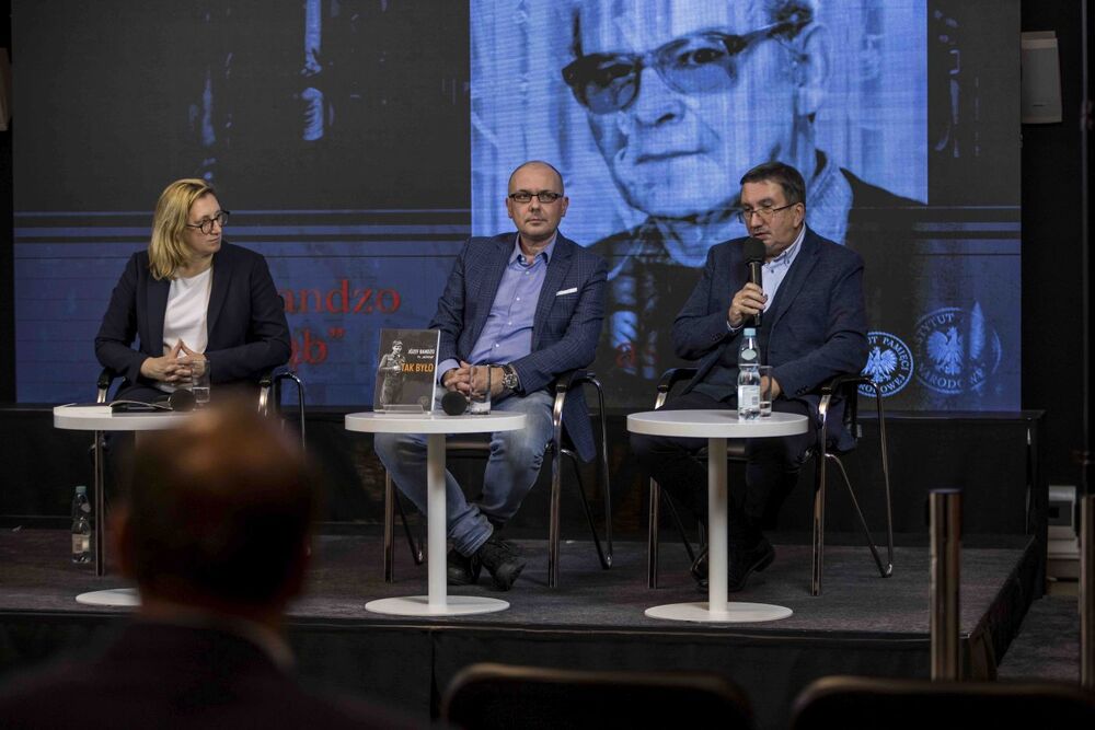 Spotkanie „Żołnierz i patriota. Wspomnienie o Józefie Bandzo ps. Jastrząb” – Warszawa, 23 października 2023. Fot. Katarzyna Adamów (IPN)