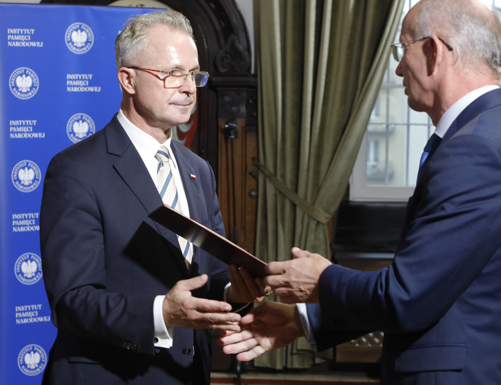 Inauguracja VII mazowieckiej edycji projektu „Łączka i inne miejsca poszukiwań” – 25 października 2023. Fot. Piotr Życieński (IPN)