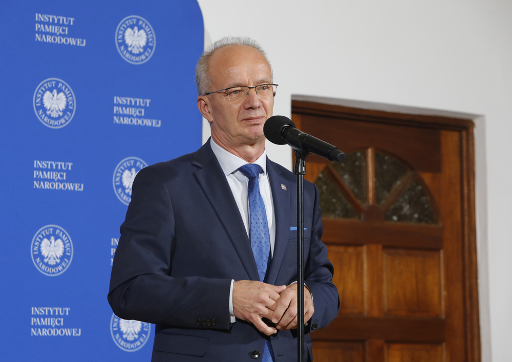 Inauguracja VII mazowieckiej edycji projektu „Łączka i inne miejsca poszukiwań” – 25 października 2023. Fot. Piotr Życieński (IPN)