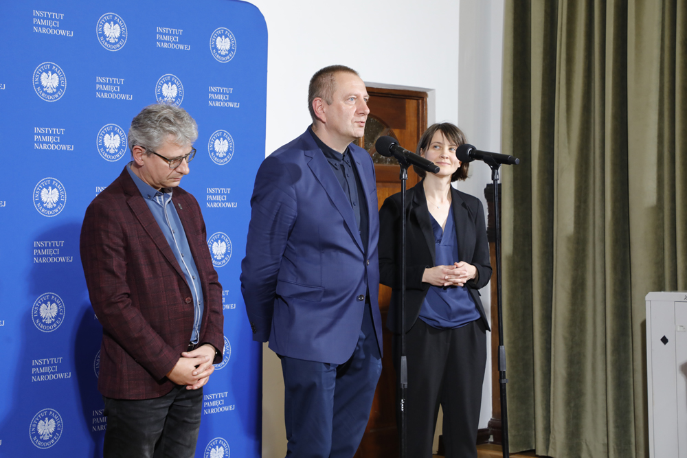 Inauguracja VII mazowieckiej edycji projektu „Łączka i inne miejsca poszukiwań” – 25 października 2023. Fot. Piotr Życieński (IPN)