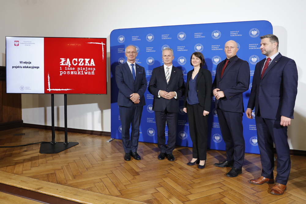 Inauguracja VII mazowieckiej edycji projektu „Łączka i inne miejsca poszukiwań” – 25 października 2023. Fot. Piotr Życieński (IPN)