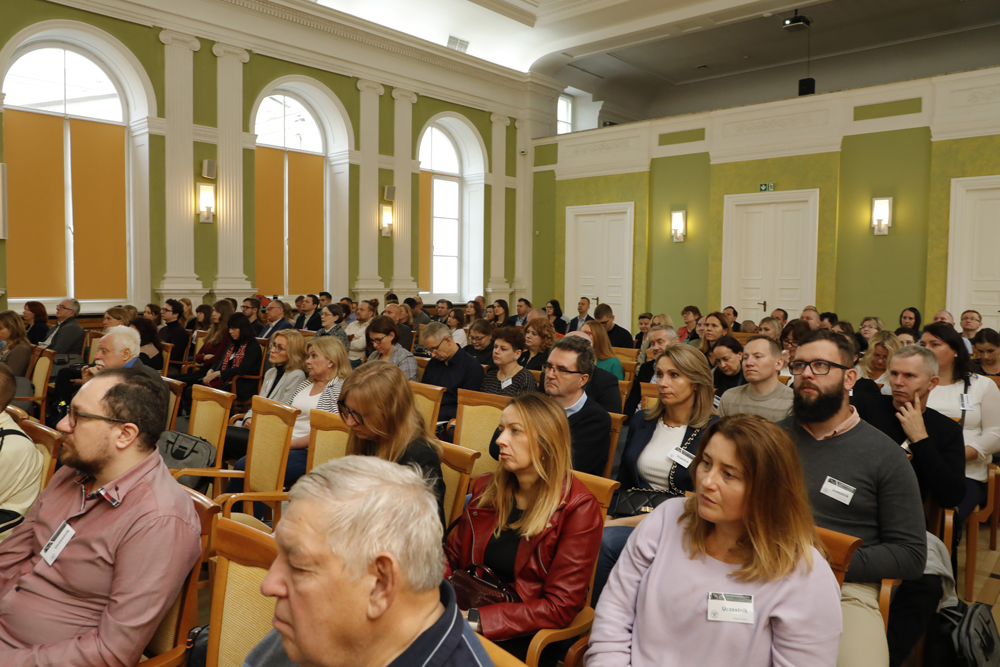 Konferencja naukowa „Zwizualizować przeszłość. Od celuloidu do rozszerzonej rzeczywistości” – Warszawa, 27 października 2023. Fot. Piotr Życieński (IPN)