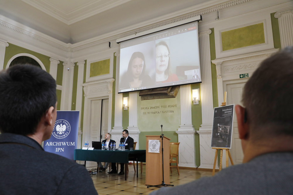 Konferencja naukowa „Zwizualizować przeszłość. Od celuloidu do rozszerzonej rzeczywistości” – Warszawa, 27 października 2023. Fot. Piotr Życieński (IPN)
