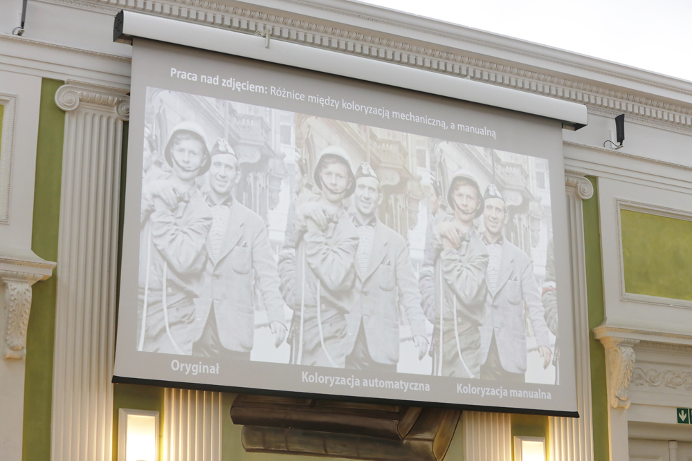 Konferencja naukowa „Zwizualizować przeszłość. Od celuloidu do rozszerzonej rzeczywistości” – Warszawa, 27 października 2023. Fot. Piotr Życieński (IPN)