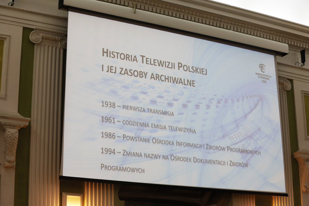 Konferencja naukowa „Zwizualizować przeszłość. Od celuloidu do rozszerzonej rzeczywistości” – Warszawa, 27 października 2023. Fot. Piotr Życieński (IPN)