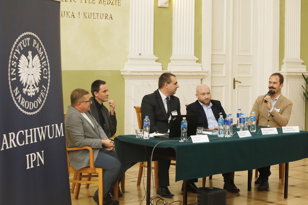 Konferencja naukowa „Zwizualizować przeszłość. Od celuloidu do rozszerzonej rzeczywistości” – Warszawa, 27 października 2023. Fot. Piotr Życieński (IPN)