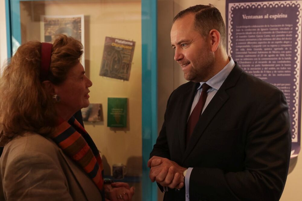 Wystawa „Szlaki Nadziei. Odyseja Wolności” w Meksyku – 3 listopada 2023. Fot. Mikołaj Bujak (IPN)