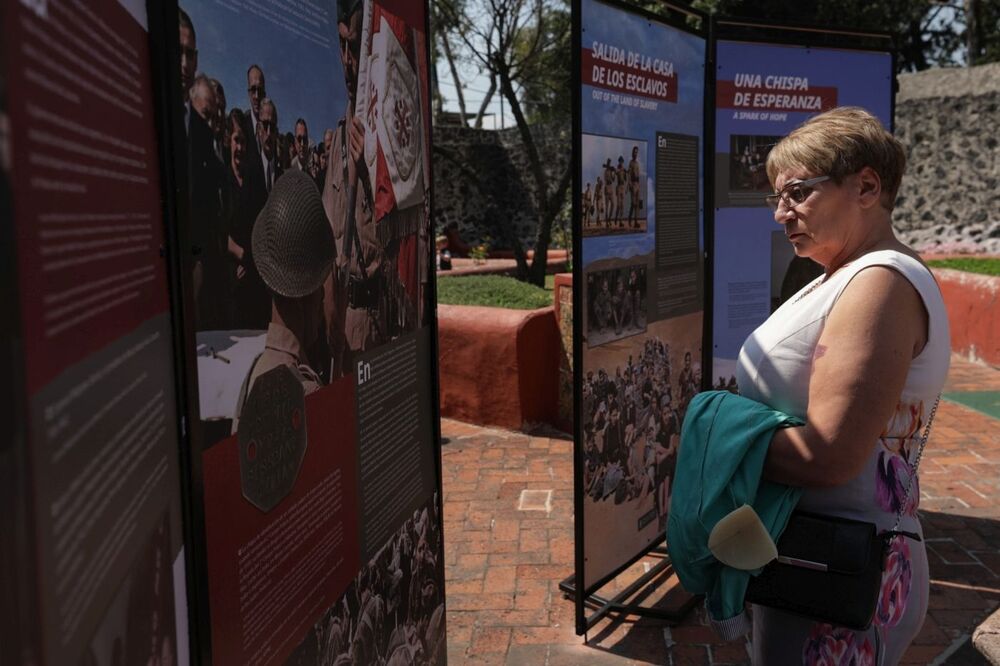 Wystawa „Szlaki Nadziei. Odyseja Wolności” w Meksyku – 3 listopada 2023. Fot. Mikołaj Bujak (IPN)