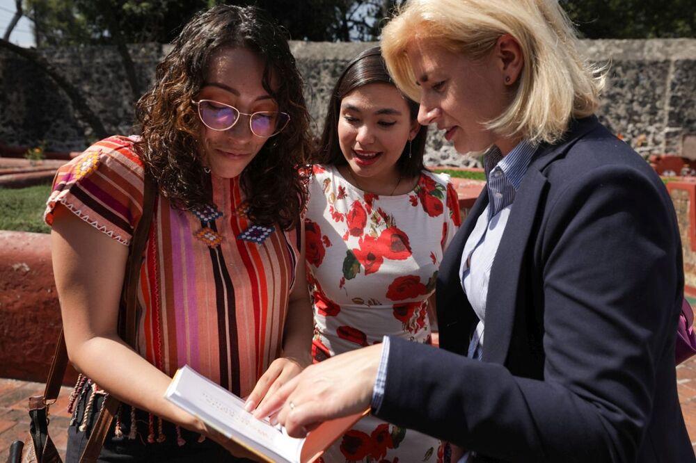 Wystawa „Szlaki Nadziei. Odyseja Wolności” w Meksyku – 3 listopada 2023. Fot. Mikołaj Bujak (IPN)