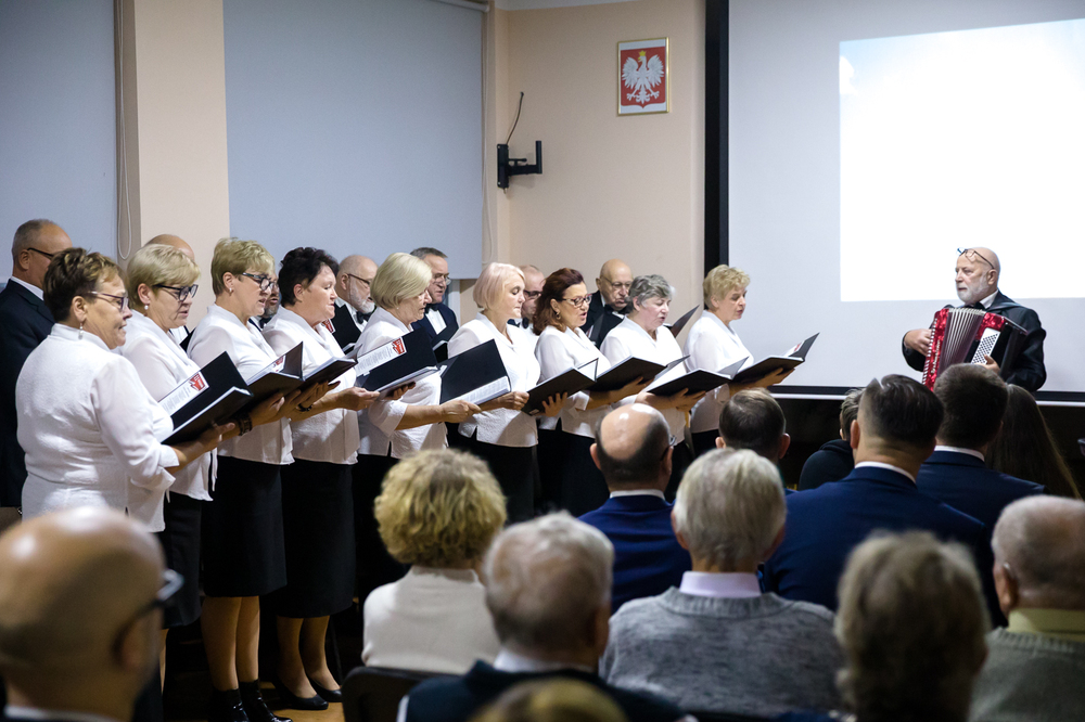 „Zaduszki Skansenowskie” w Markowej upamiętniające Rodzinę Ulmów – 4 listopada 2023. Fot. Sławek Kasper (IPN)