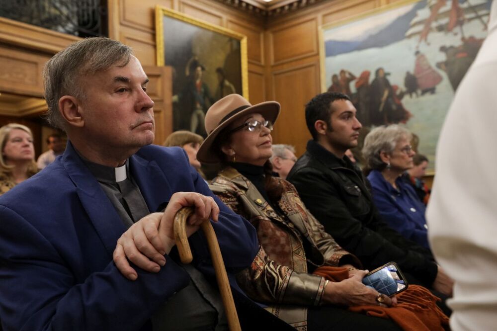 Wystawa IPN „Szlaki Nadziei. Odyseja Wolności” w Nowym Jorku – 8 listopada 2023. Fot. Mikołaj Bujak (IPN)