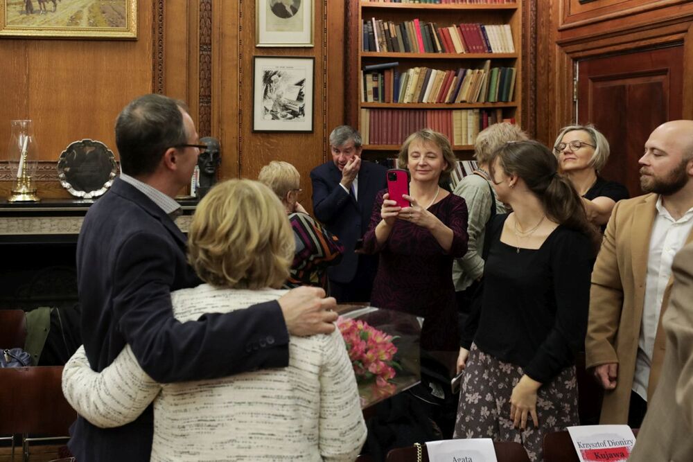 Uroczystość wręczenia Krzyży Wolności i Solidarności byłym działaczom opozycji antykomunistycznej – Nowy Jork, 8 listopada 2023. Fot. Mikołaj Bujak (IPN)