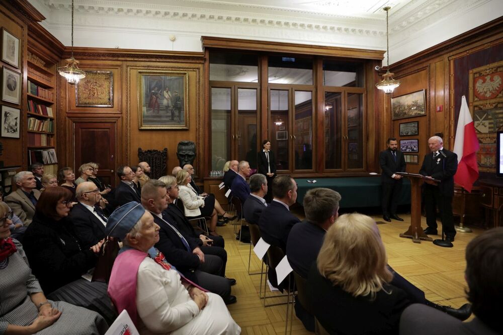 Uroczystość wręczenia Krzyży Wolności i Solidarności byłym działaczom opozycji antykomunistycznej – Nowy Jork, 8 listopada 2023. Fot. Mikołaj Bujak (IPN)