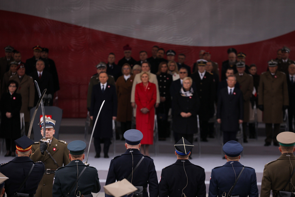 Centralne obchody Narodowego Święta Niepodległości – Warszawa, 11 listopada 2023. Fot. Mikołaj Bujak (IPN)