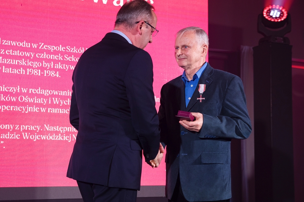 Uroczystość wręczenia Krzyży Wolności i Solidarności działaczom opozycji demokratycznej z lat 1976–1989. Fot. Sławek Kasper (IPN)