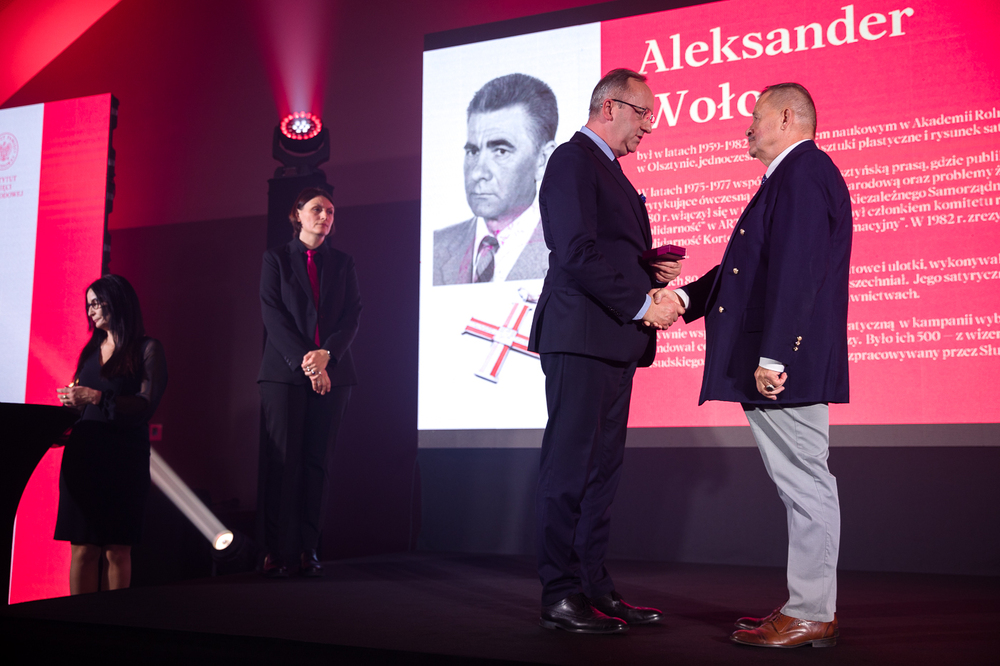 Uroczystość wręczenia Krzyży Wolności i Solidarności działaczom opozycji demokratycznej z lat 1976–1989. Fot. Sławek Kasper (IPN)