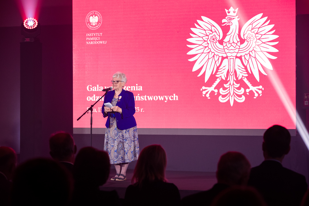 Uroczystość wręczenia Krzyży Wolności i Solidarności działaczom opozycji demokratycznej z lat 1976–1989. Fot. Sławek Kasper (IPN)