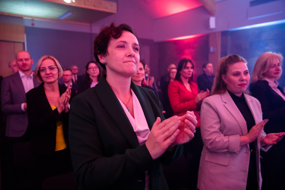 Uroczystość wręczenia Krzyży Wolności i Solidarności działaczom opozycji demokratycznej z lat 1976–1989. Fot. Sławek Kasper (IPN)